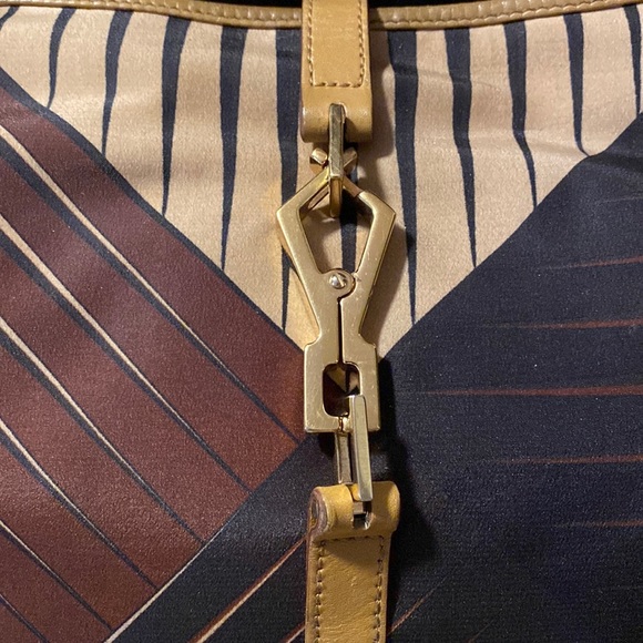 Gucci multicolored canvas / leather with bamboo handle. hobo bag made in Italy - Picture 4 of 12